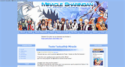 Desktop Screenshot of miracle-sharingan.org